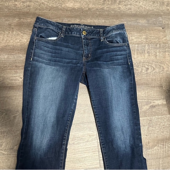 American Eagle Outfitters Dark Blue Skinny Jeans - Picture 2 of 4